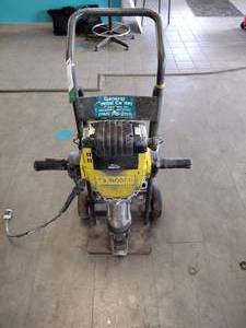 lot 72 image: Large Bosch Brute electric jackhammer with cart