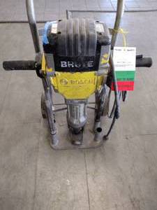 lot 76 image: Bosch Brute Model BH2760VC electric jackhammer with cart