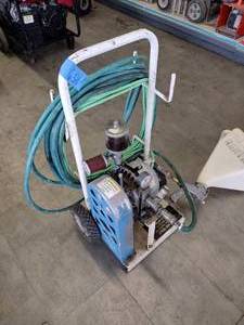lot 159 image: Magnetek texture machine with Kraft sprayer gun & hoses