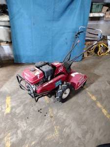 lot 65E image: Honda FRC800 8hp Rear-tine Tiller. Weighs 265 LBS engine started