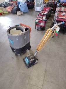 lot 222 image: Rug Rover Carpet Cleaner. 11 cleaning head.  Double vacuum system