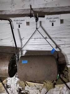 lot 325 image: Push lawn roller