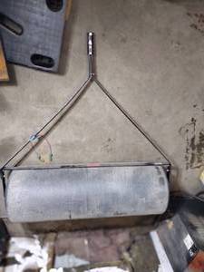 lot 330 image: Brinly-Hardy Tow-behind lawn roller, Model PRT-4818BH