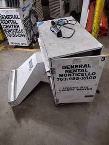 lot 53A image: L.B. White Premier canopy heater, 170,000 BTU. Model TS170.