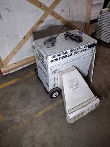 lot 57B image: L.B. White Premier 170,000 BTU canopy heater. Model TS170.