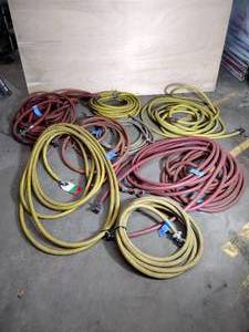 lot 321 image: Several Hose with glad hand connector