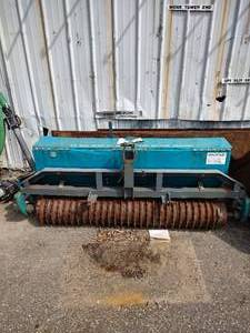 lot 288 image: 60 Grass seeder with hitch