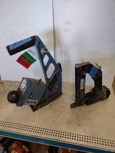 lot 383 image: Primatech P260 pneumatic fixed base stapler  Duo-Fast Sheathing Stapler. Model DS-7664BP