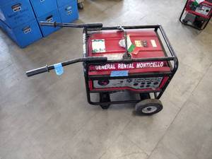 lot 200 image: EB 6500X 6500 watt Honda gas generator