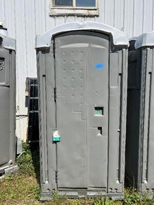 lot 421 image: FlexFit Gray porta potty. BA 50-100