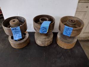 lot 159A image: 3 Toro Dingo wheel assemblies