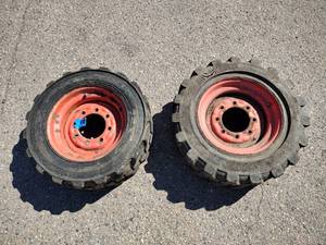 lot 48A image: (2) Bobcat Tires