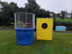 lot 176 image: Easy Dunker Dunk tank with trailer