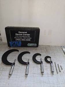 lot 286H image: New Britain Micrometer set, different sizes.