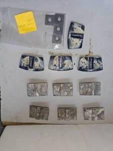 lot 286K image: Diamond Trapezoid grinding shoes Floor grinder carbide replacement heads.