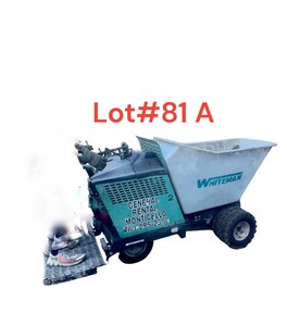 lot 81A image: Whiteman Multiquip Buggy, starts and goes forwards and backwards,...