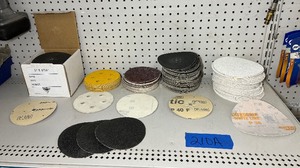 lot 210A image: Phoenix Sandpaper, box of SP40f, P-100, P36