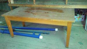 lot 503 image: Wood Table.