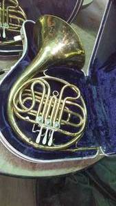 lot 504 image: French Horn with Case.