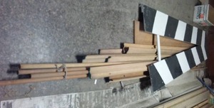 lot 668 image: Wood Molding, Stair Rails and More.