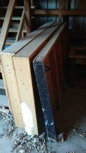 lot 537 image: 8 Ft. Wooden Platforms(3)