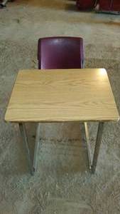 lot 570 image: Student Desk With Chair (Approx. 24) .