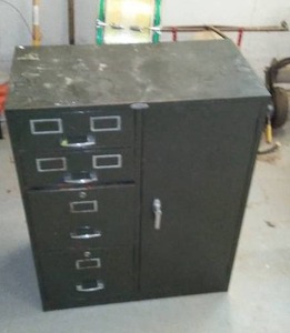 lot 596 image: Cole Steel Cabinet.