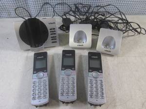 lot 25 image: (BSB) Vtech 3 Phone Set...