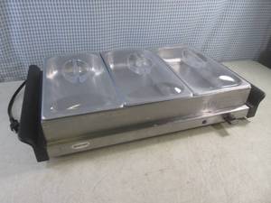 lot 50 image: (EW3) Electric Triple Buffet Server...