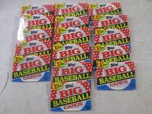 lot 71 image: (FS) 16 Packs 1989 Topps 1st Series Big Baseball Cards - Unopened