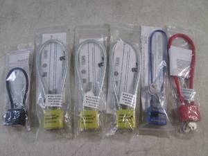 lot 134 image: (EC1) Six New Gun Locks with Keys...