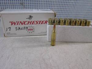 lot 143 image: (G-1) 17 Rounds Winchester 22-250 Rem 45gr Varmint