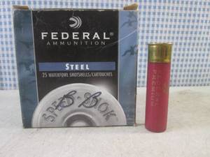 lot 144 image: (G-1) 17 - 12 Ga Shotgun Shells - Federal Premium Steel 1 38 oz BB 3 12 Mag