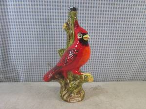 lot 167 image: (FS) Vintage Garnier 1960s Porcelain Cardinal Decanter - 11 34 Tall