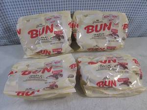 lot 171 image: (B-1) 4 Bags Bite Size Bun Maple Vanilla Candy Past Date