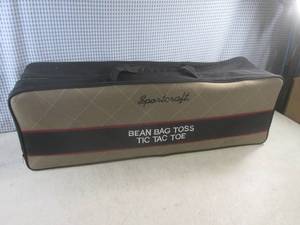 lot 214 image: (EW5) Sportcraft 2-In-1 Bean Bag Toss  Tic Tac Toe Game Set