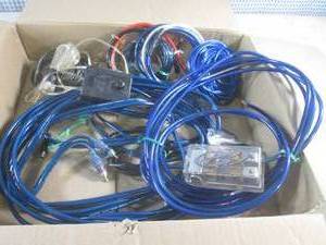 lot 225 image: (A-3) Automotive Sound System Wires Etc