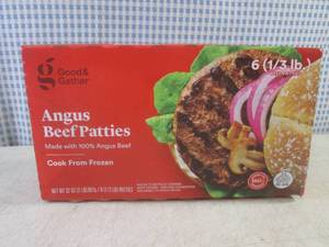 lot 276 image: (FRZ) 2 Pound of Frozen Angus Beef Patties 6) 13 lb. Patties Per Box - Past Date
