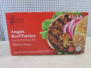 lot 277 image: (FRZ) 2 Pound of Frozen Angus Beef Patties 6) 13 lb. Patties Per Box - Past Date