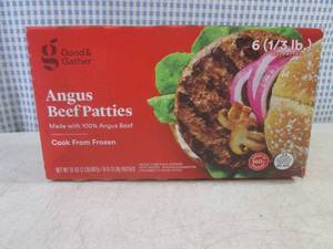 lot 278 image: (FRZ) 2 Pound of Frozen Angus Beef Patties 6) 13 lb. Patties Per Box - Past Date