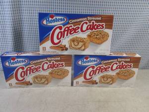 lot 287 image: (B-1) 3 Boxes of Hostess Cinnamon Streusel Coffee Cakes Best by July 2024