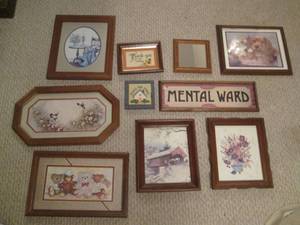 Variety of wall art...