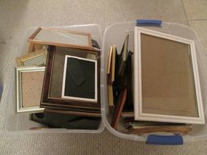 Large lot of picture frames...