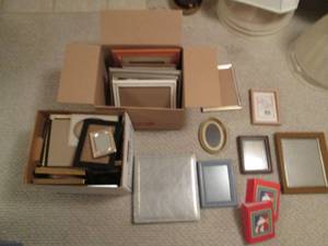 Assortment of picture frames...