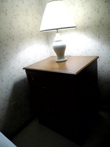 end table & lamp...