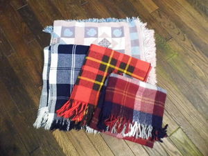 lap blankets x4...