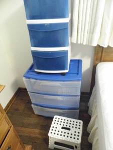 3-bin drawers x2 large and small...