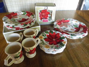 Home China christmas dishes include...