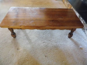 coffee table cherrywood...