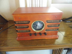 vintage Crosley compact disc player...